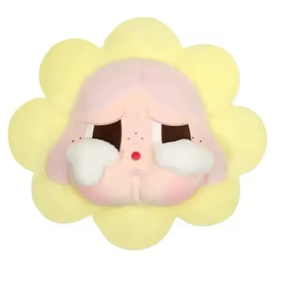NWT New Crybaby Sadness Club Series Plush Pillow (Yellow Pink) Kawaii Plush Doll